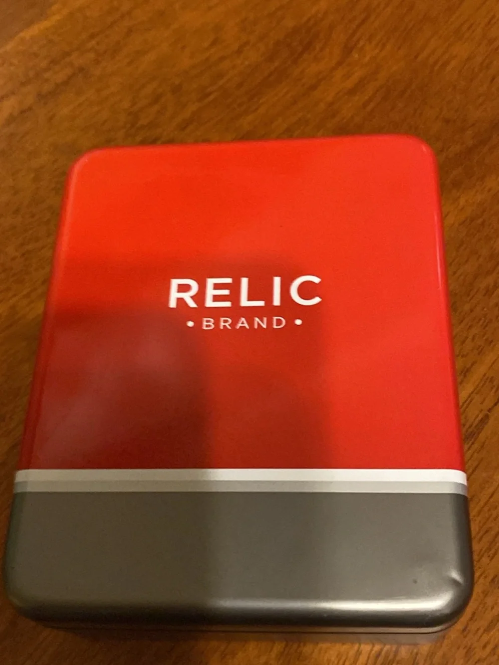 Relic Black Pebbled Leather Zip Traveler Wallet